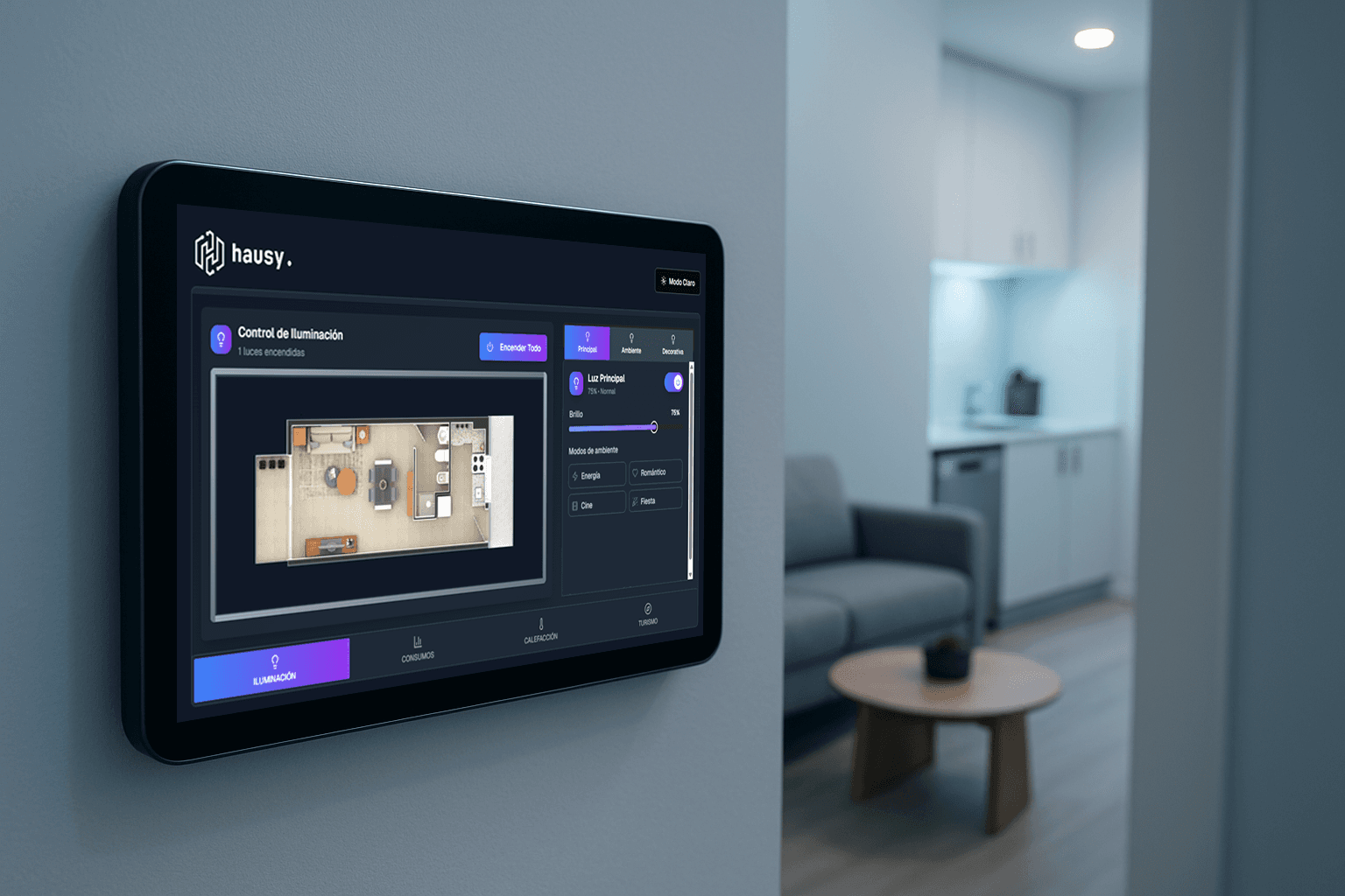 Hausy Smart Apartment Dashboard